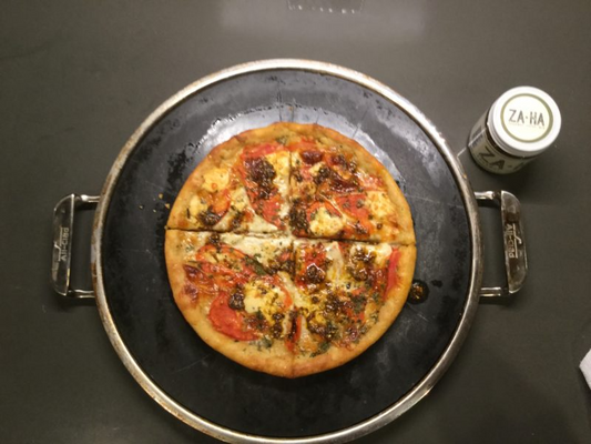 Delicious Zaatar Spread Pizza