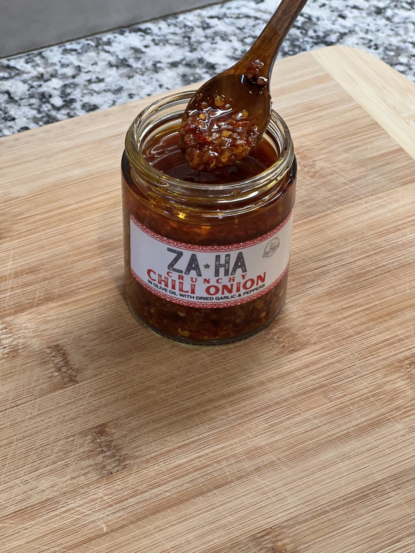 ZA-HA Crunchy Chili Onion Spread – 6 Ounce Jar