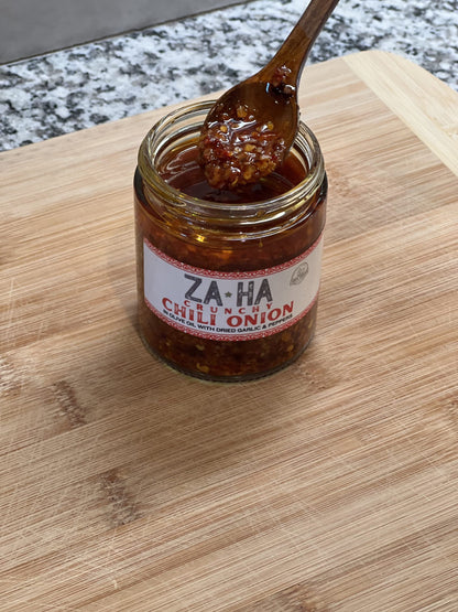 ZA-HA Crunchy Chili Onion Spread – 6 Ounce Jar