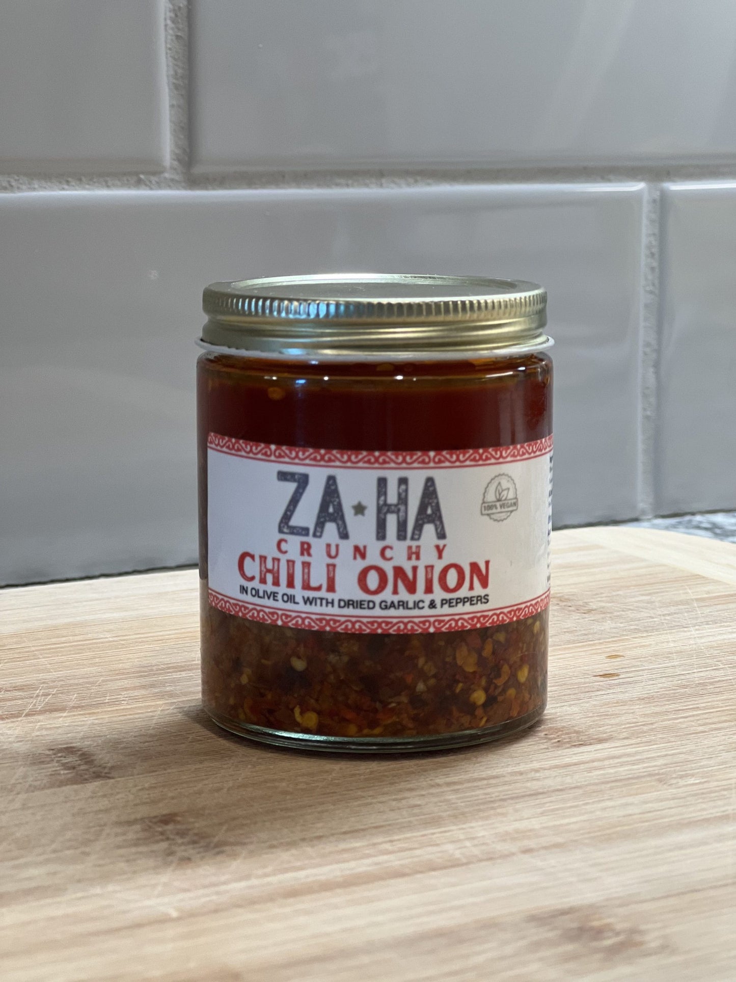 ZA-HA Crunchy Chili Onion Spread – 6 Ounce Jar