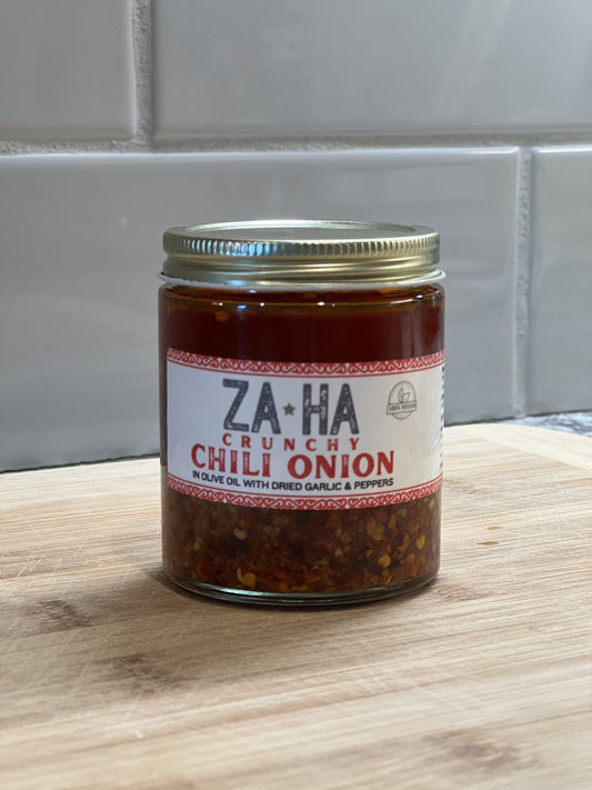 ZA-HA Crunchy Chili Onion Spread – 6 Ounce Jar
